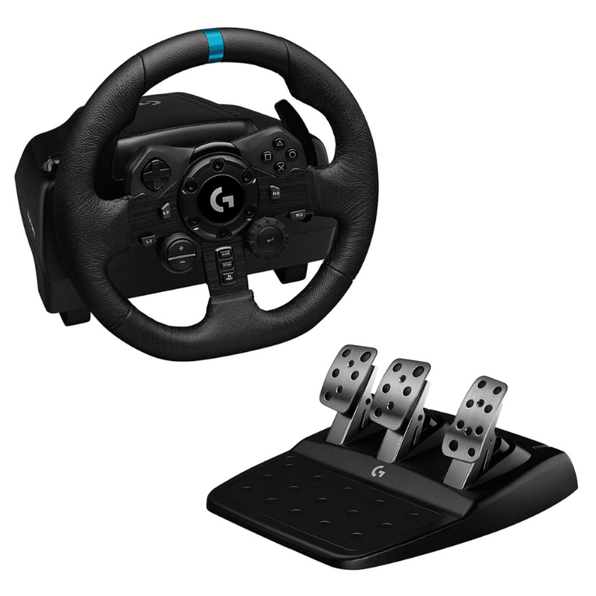 Logitech G923 Racing Wheel and Pedals FOR PS5 & PC