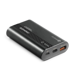 Promate 10000mAh Ultra-Fast Charging Power Bank with 18Watt Power Delivery and QC 3.0