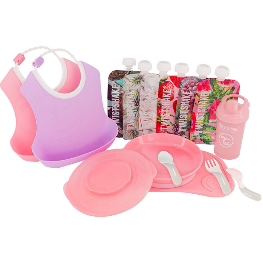 Twistshake Tableware Bundle for Girls
