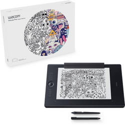 Wacom Intuos Pro Paper Edition digital graphic drawing tablet for Mac or PC Large Black