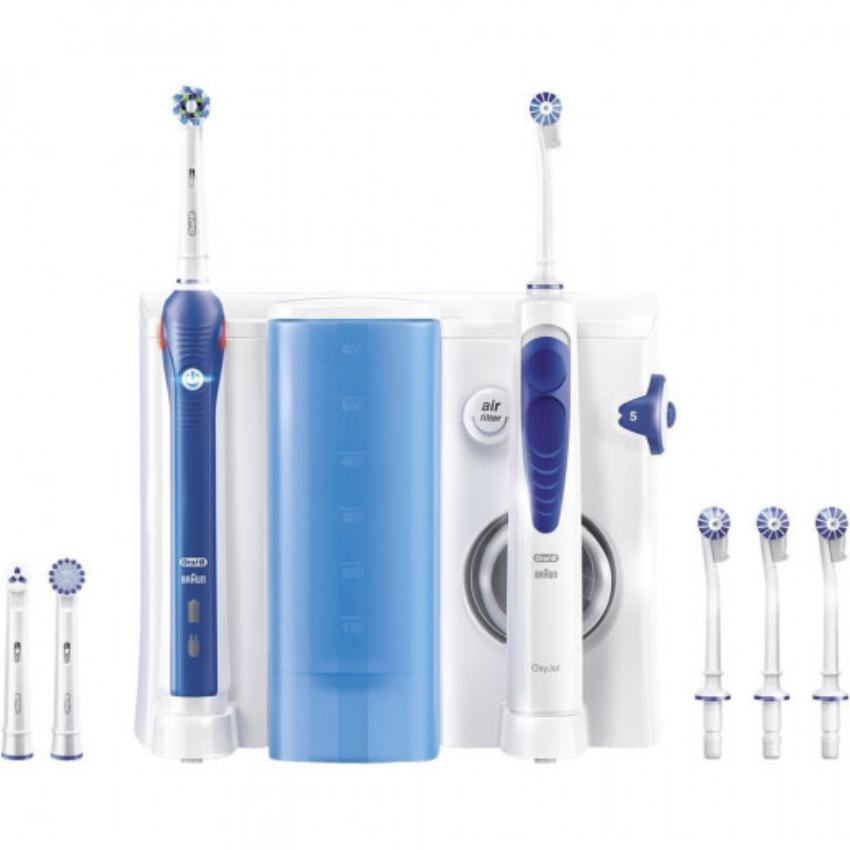 Oral-B Powered Center Plus Electric Mouth Wash Toothbrush White Color