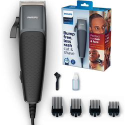Philips Series 3000 Head and Face Hair Clipper with Stainless Steel Blades HC3100/13 Black