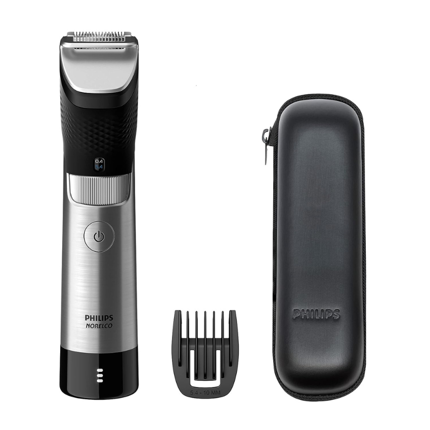Philips Norelco Series 9000, Ultimate Precision Beard and Hair Trimmer with Beard Sense Technology for an Even Trim