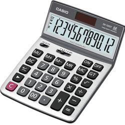 Casio DX-120ST-W-DP Desktop Digital Calculator - Silver