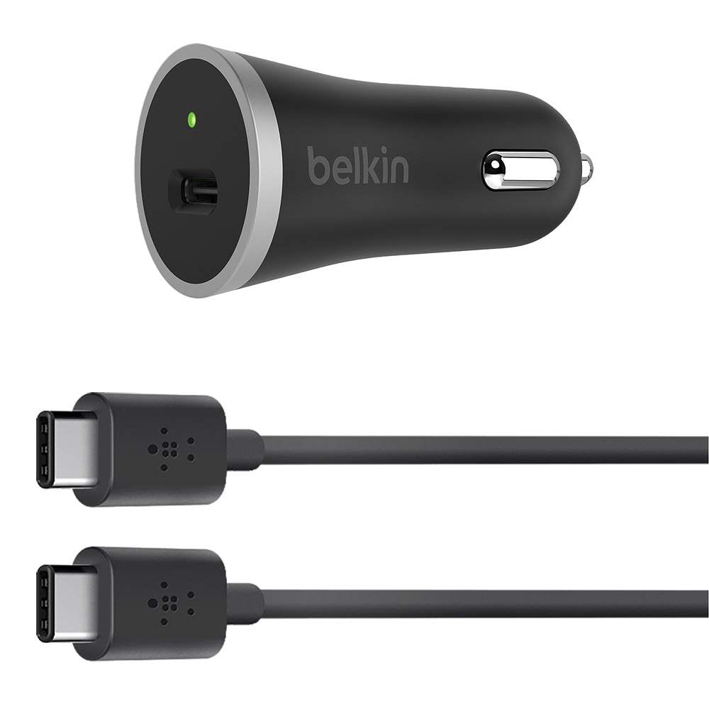 Belkin USB-C™ Car Charger + USB-C Cable (USB Type-C™)