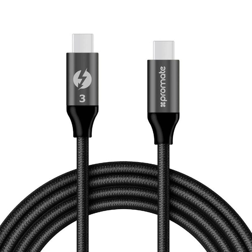 Promate ThunderLink-C20 USB-C to USB-C Thunderbolt 3™ Mesh Armored Cable