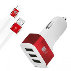 Case Logic Car Charger (3 x USB Ports, Separate micro-USB Cable)