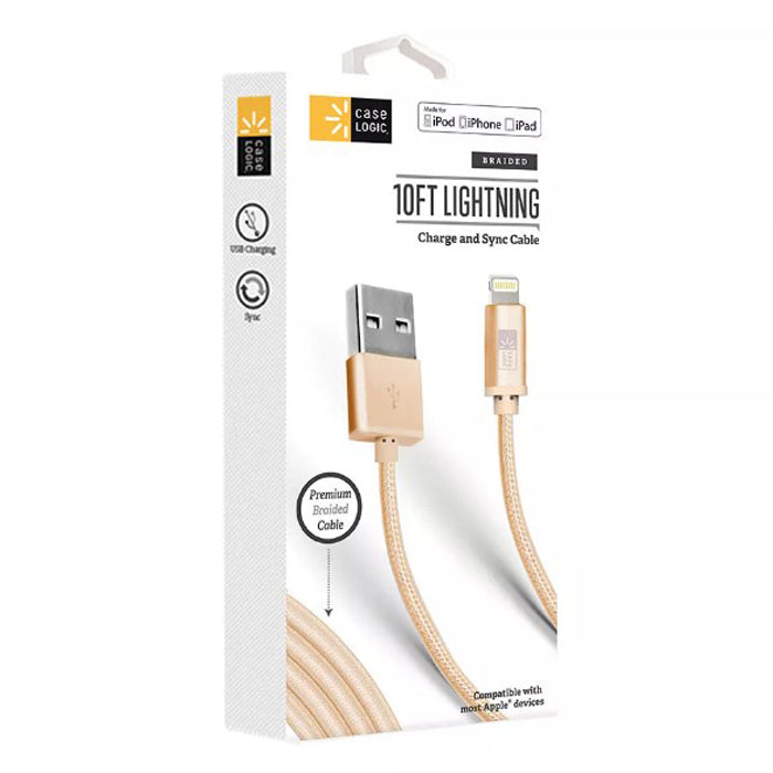 Case Logic 10ft Braided Lightning Cable