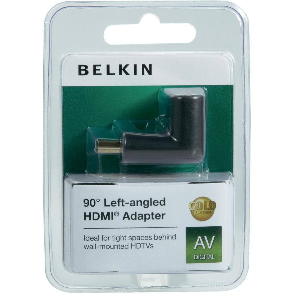 Belkin ADAPTER HDMI, M/F, LEFT ANGLE - Gadgitechstore.com