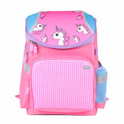 Upixel A-019 Schoolbag Super Class Unicorns Pink