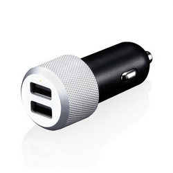 Just Mobile Highway Max Dual USB Car Charger - Gadgitechstore.com
