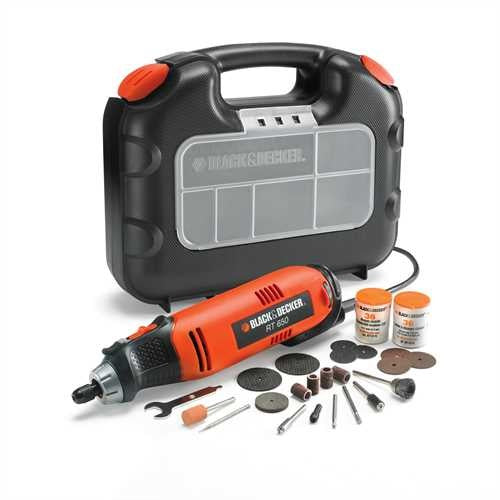 Black + Decker RTX Rotary Tool w/Case & Accessories, Beer Signs Auction #  60