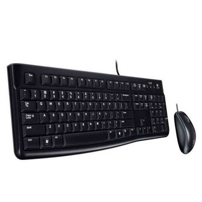 Logitech MK120 Wired Keyboard and Mouse - Gadgitechstore.com