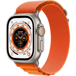 Apple Watch S8 Ultra Smart Watch W/Rugged Titanium Case & Orange Alpine Loop Medium Brighter Retina Display
