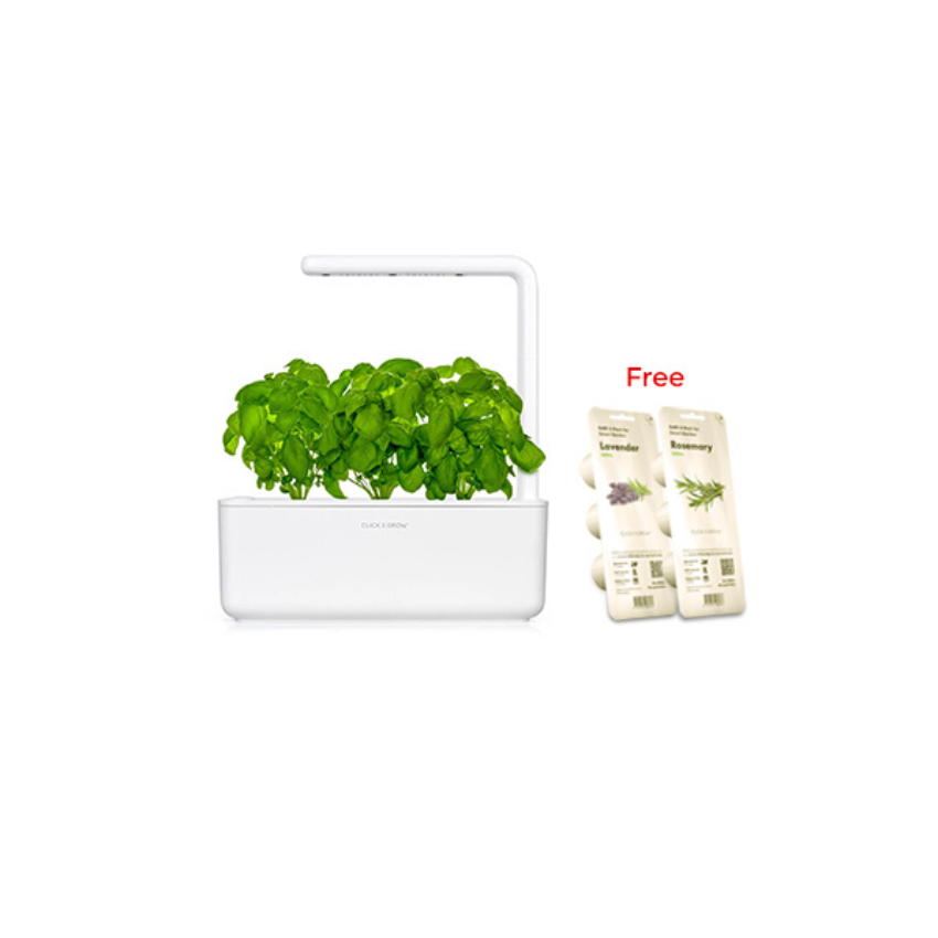 Click and Grow The Smart Garden 3  + 2 Free Plants Pots