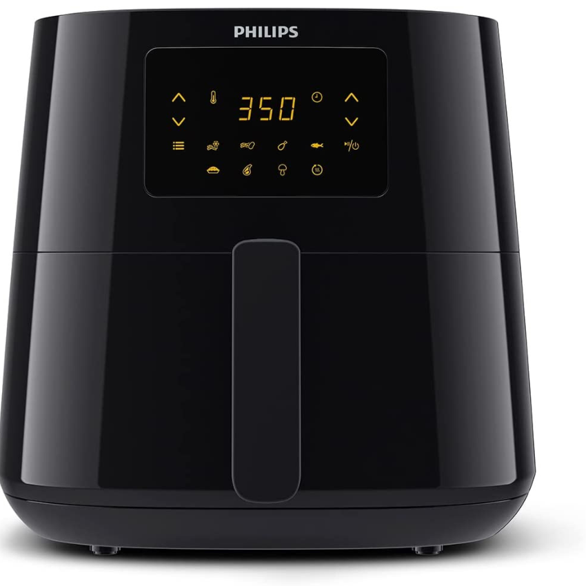 Philips Essential Airfryer XL 2.65lb/6.2L Capacity Digital Airfryer with Rapid Air Technology Black
