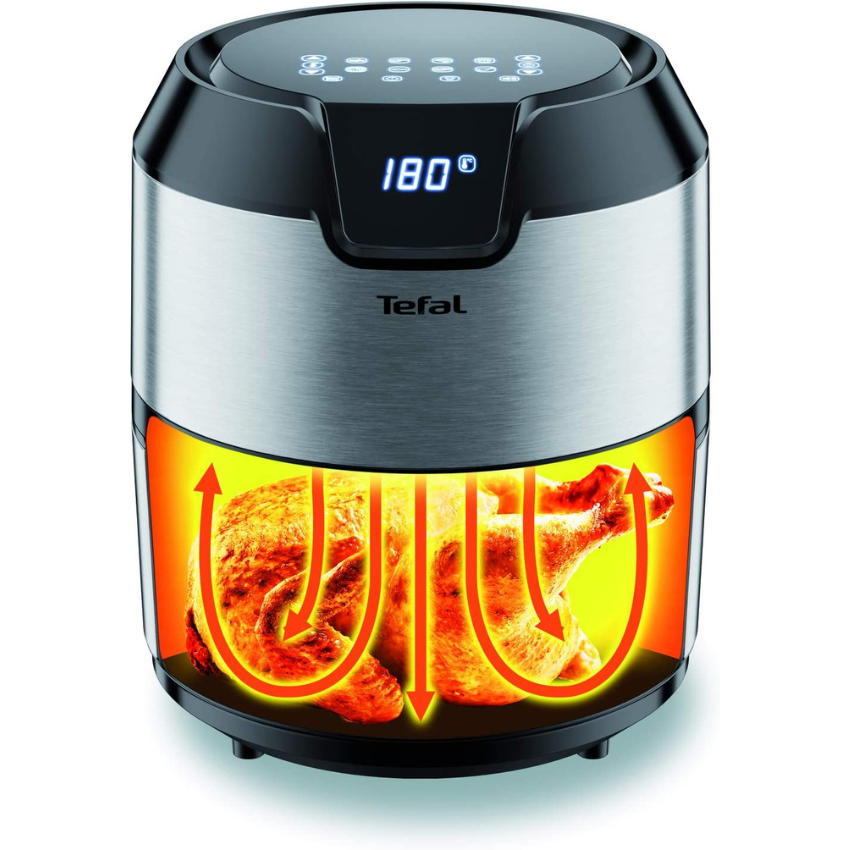 Tefal Easy Fry Oil Less Air Fryer Delicious Fried Food With Little To No Oil Digital Interface 4.2-Litres