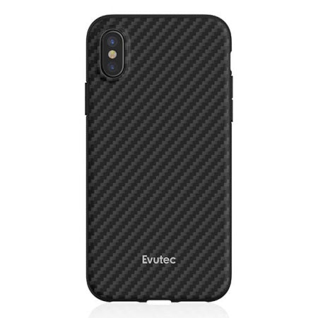 Evutec IPhone XR Black Premium Leather Case With Magnetic Vent Mount