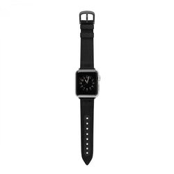 Evutec Apple Watch 38mm & 40mm Black Genuine Leather Premium Band