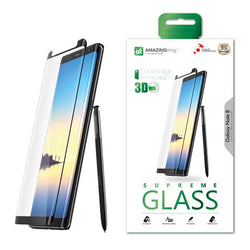 AMAZINGthing Samsung Galaxy Note 8 0.3mm 3D U-fit smart curved Fully Covered Supreme Glass